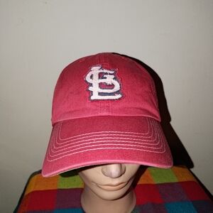Vtg Twins Enterprise MLB St Louis Cardinals Embroidered Logo Fitted Cap Hat L